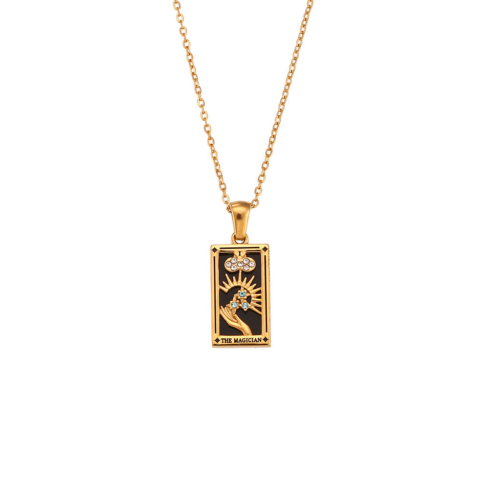 Tarot Card Pendant Necklace