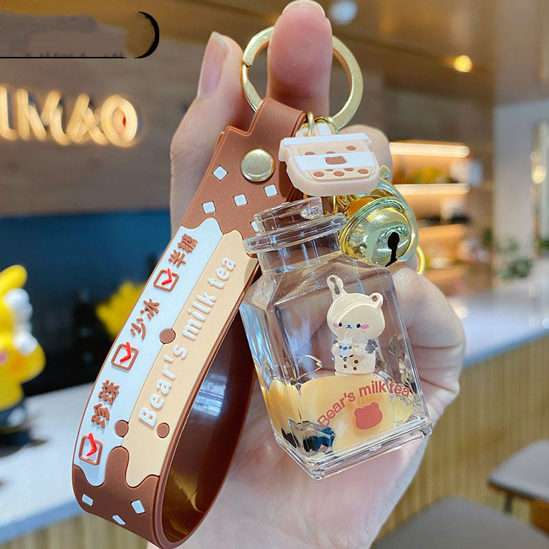 Boba Tea Pendant Keychain