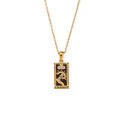 Tarot Card Pendant Necklace