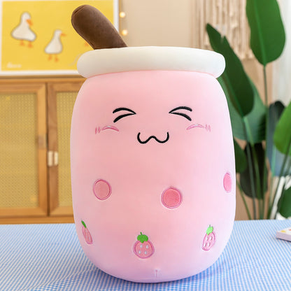 Boba Milk Tea Plush Pillow