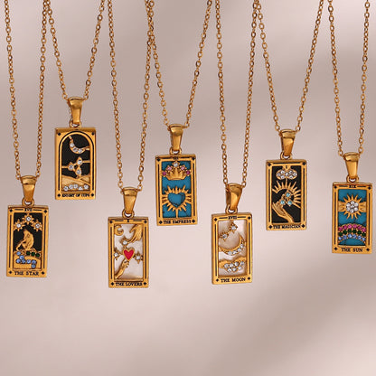 Tarot Card Pendant Necklace