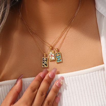 Tarot Card Pendant Necklace