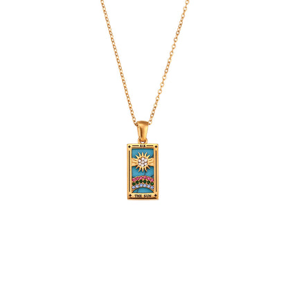 Tarot Card Pendant Necklace