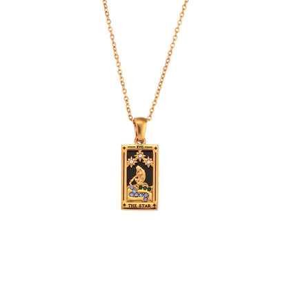 Tarot Card Pendant Necklace