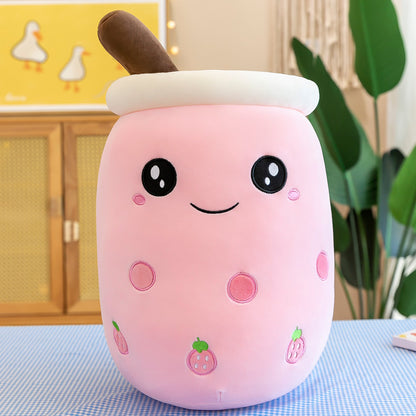 Boba Milk Tea Plush Pillow