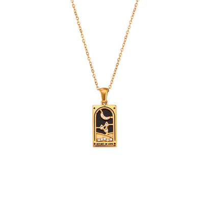 Tarot Card Pendant Necklace